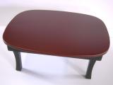 家具の再生・修理 赤と黒の座卓・塗り替え